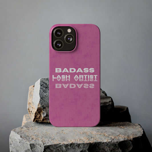 Pink Reflections | Badass Lash Artist Slim Phone Case, Quiet  Marketing